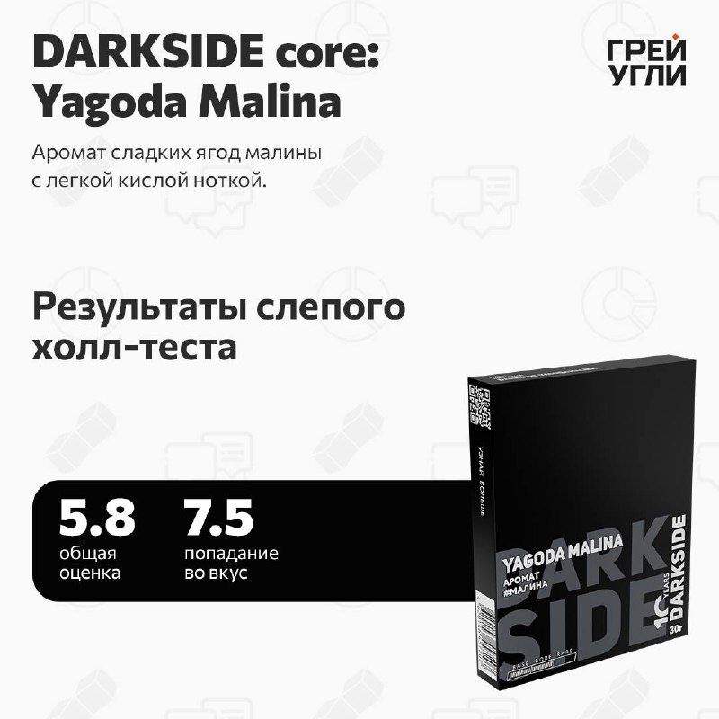 Пост из канала grey_ugli DARKSIDE Yagoda Malina | HOOKAH-HOUSE | Доставка и аренда кальянов DARKSIDE Yagoda Malina