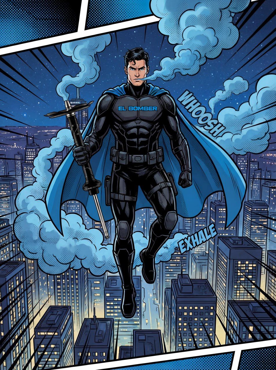 🩵🩵🩵🩵🩵 Это когда твой кальян - как супергерой: